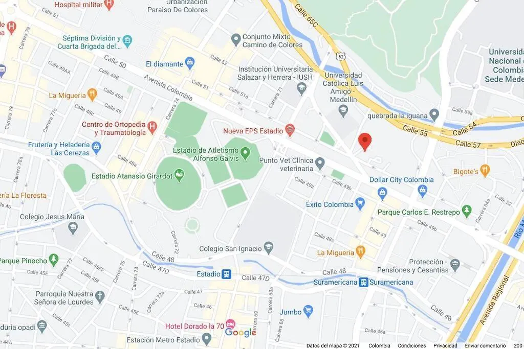 Apartment Apartaestudio Con Aire Acondicionado Moderno Medellin